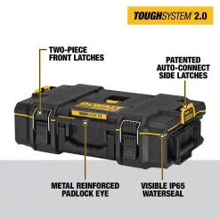 DEWALT TOUGHSYSTEM 2.0 Small Tool Box with Bonus 22 in. Medium Tool Box and 24 in. Mobile Tool Box (3-Piece Set) -DEWALT Shop black dewalt modular tool storage systems dwst08165w00450 40 1000