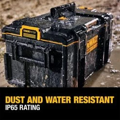 DEWALT TOUGHSYSTEM 2.0 Small Tool Box with Bonus 22 in. Medium Tool Box and 24 in. Mobile Tool Box (3-Piece Set) -DEWALT Shop black dewalt modular tool storage systems dwst08165w00450 77 1000