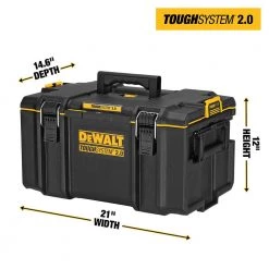 DEWALT TOUGHSYSTEM 2.0 22 in. Large Tool Box -DEWALT Shop black dewalt modular tool storage systems dwst08300 a0 1000