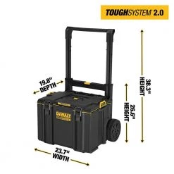 DEWALT TOUGHSYSTEM 2.0 24 in. Mobile Tool Box -DEWALT Shop black dewalt modular tool storage systems dwst08450 a0 1000
