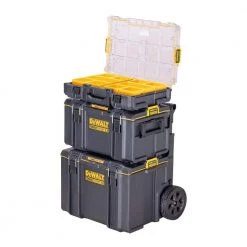 DEWALT TOUGHSYSTEM 2.0 24 in. Mobile Tool Box, 22 in. Large Tool Box and 10-Compartment Deep Small Parts Organizer -DEWALT Shop black dewalt modular tool storage systems dwst08450w30040 66 1000