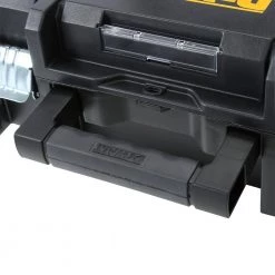 DEWALT TSTAK II 13 in. Stackable Flat Top Tool Storage Case -DEWALT Shop black dewalt modular tool storage systems dwst17807 a0 1000