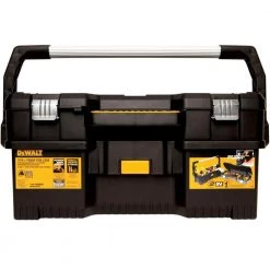 DEWALT 24 in. 2-in-1 Tote with Removable Power Tool Case -DEWALT Shop black dewalt portable tool boxes dwst24070 1d 1000