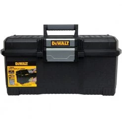DEWALT 24 in. 1-Touch Latch Tool Box -DEWALT Shop black dewalt portable tool boxes dwst24082 4f 1000