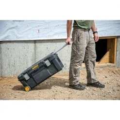DEWALT 28 in. 12 Gal. Mobile Tool Box -DEWALT Shop black dewalt portable tool boxes dwst28100d 1f 1000