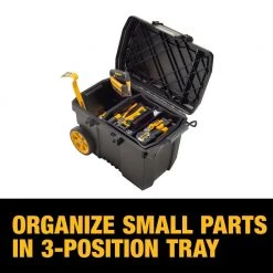 DEWALT 25 in. 15 Gal. Mobile Tool Box -DEWALT Shop black dewalt portable tool boxes dwst33090 40 1000