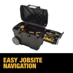 DEWALT 25 in. 15 Gal. Mobile Tool Box -DEWALT Shop black dewalt portable tool boxes dwst33090 a0 1000
