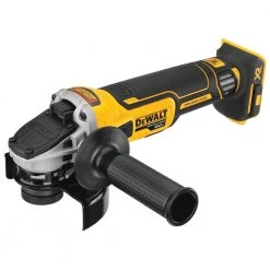 DEWALT 20V MAX XR Cordless Brushless 4-1/2 in. Slide Switch Small Angle Grinder with 20V MAX XR Lithium-Ion 6Ah & 4Ah Batteries -DEWALT Shop dewalt angle grinders dcb246ckwcg405b c3 1000