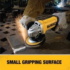 DEWALT 11-Amp Corded 4-1/2 in. Small Angle Grinder -DEWALT Shop dewalt angle grinders dwe402w 77 1000