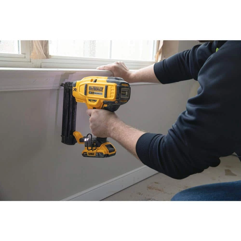 DEWALT 20-Volt Max Lithium-Ion 18-Gauge Cordless Brad Nailer Kit 12 DEWALT 20-Volt Max Lithium-Ion 18-Gauge Cordless Brad Nailer Kit - Image 12