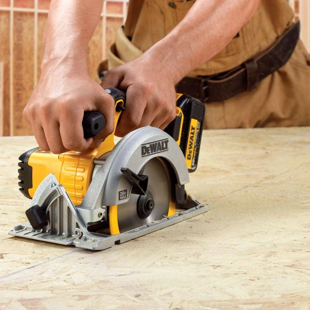 DEWALT 20-Volt MAX Cordless 6-1/2 in. Circular Saw with (1) 20-Volt Battery 3.0Ah 10 DEWALT 20-Volt MAX Cordless 6-1/2 in. Circular Saw with (1) 20-Volt Battery 3.0Ah - Image 10