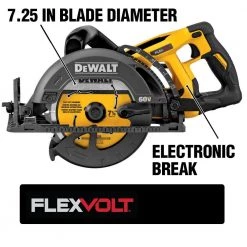 DEWALT FLEXVOLT 60-Volt MAX Cordless Brushless 7-1/4 in. Wormdrive Style Circular Saw with (1) FLEXVOLT 9.0Ah Battery -DEWALT Shop dewalt circular saws dcs577x1 a0 1000