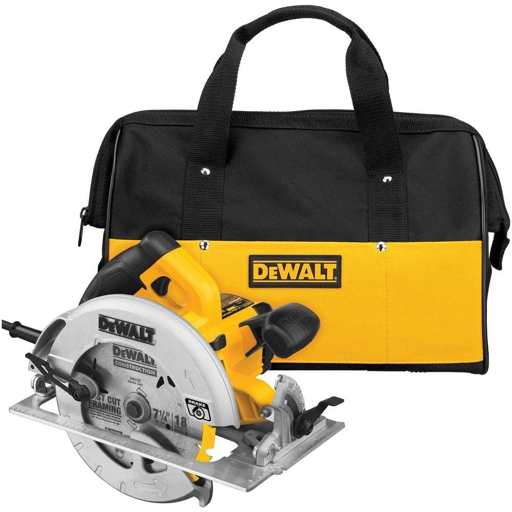 DEWALT 15 Amp 7-1/4 in. Lightweight Circular Saw with Electric Brake 10 DEWALT 15 Amp 7-1/4 in. Lightweight Circular Saw with Electric Brake - Image 10