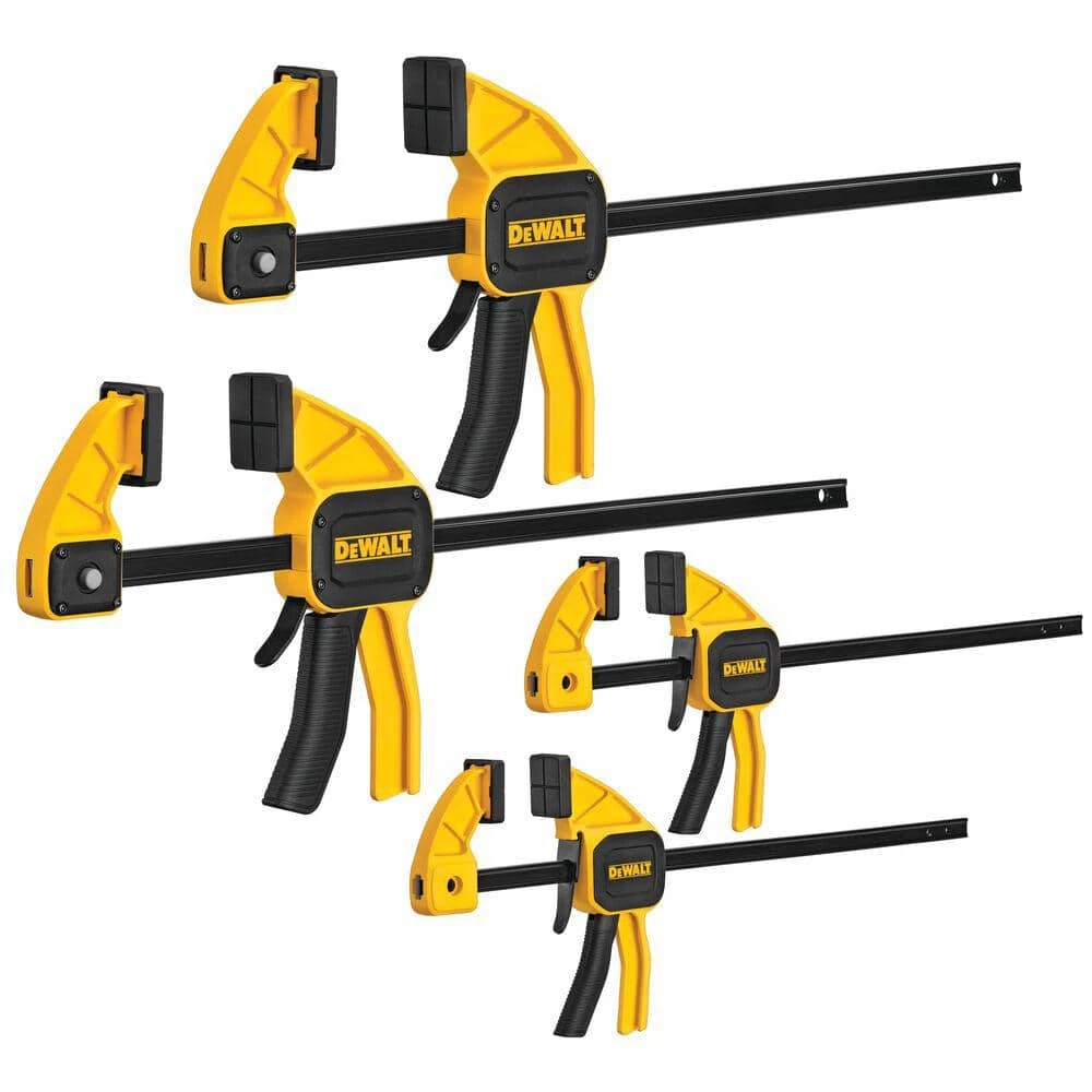 DEWALT Medium and Large Trigger Clamp (4-Pack) 2 DEWALT Medium and Large Trigger Clamp (4-Pack) - Image 2
