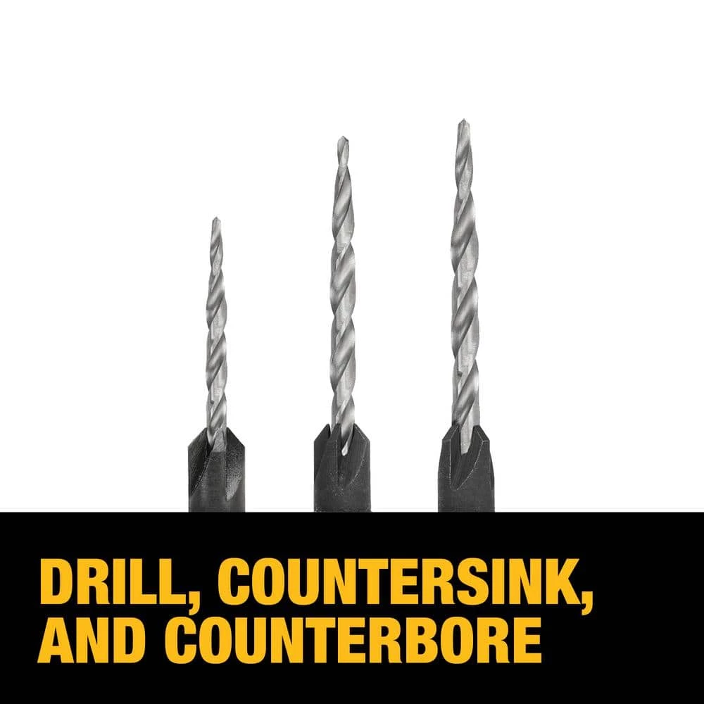 DEWALT Steel Countersink Set (3-Piece) 4 DEWALT Steel Countersink Set (3-Piece) - Image 4