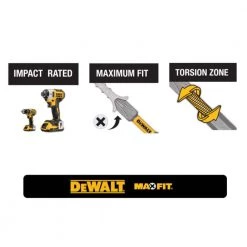 DEWALT MAXFIT Screwdriving Set with Sleeve (30-Piece) -DEWALT Shop dewalt drill bit combination sets dwamf30 a0 1000