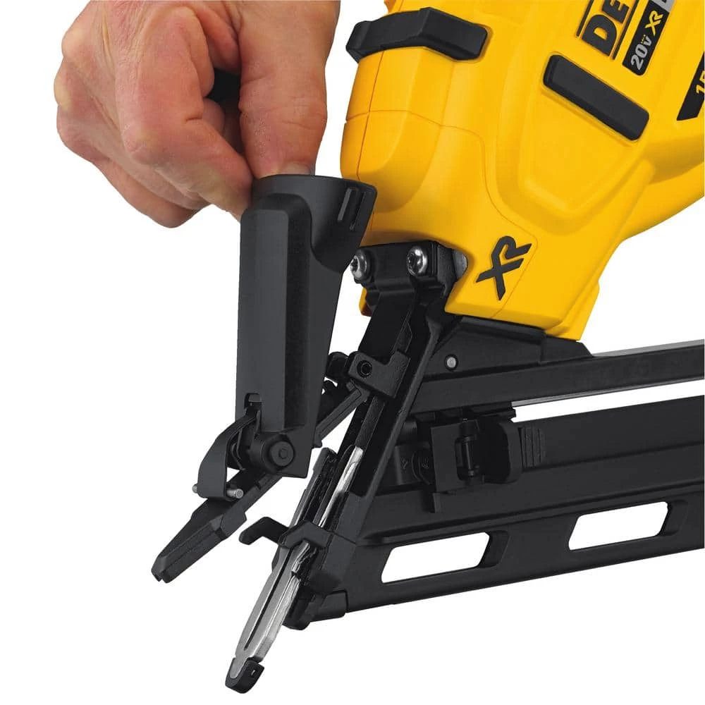 DEWALT 20-Volt MAX XR Lithium-Ion Cordless 15-Gauge Angled Finish Nailer (Tool-Only) 3 DEWALT 20-Volt MAX XR Lithium-Ion Cordless 15-Gauge Angled Finish Nailer (Tool-Only) - Image 3