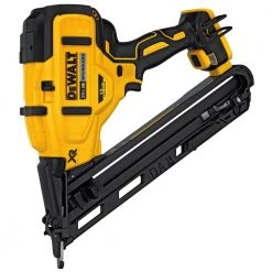 DEWALT 20V MAX XR Lithium-Ion 15-Gauge Cordless Angled Finish Nailer with (2) 2.0Ah Battery Packs -DEWALT Shop dewalt finishing nailers dcn650b203 4f 1000