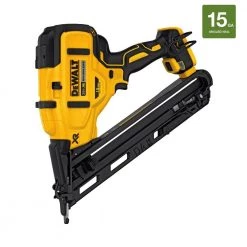 DEWALT 20V MAX XR Lithium-Ion Cordless 15-Gauge Angled Finish Nailer with 20V MAX Compact Lithium-Ion 2.0Ah Battery Pack -DEWALT Shop dewalt finishing nailers dcn650bwdcb203 1d 1000 1