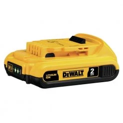 DEWALT 20V MAX XR Lithium-Ion Cordless 15-Gauge Angled Finish Nailer with 20V MAX Compact Lithium-Ion 2.0Ah Battery Pack -DEWALT Shop dewalt finishing nailers dcn650bwdcb203 31 1000