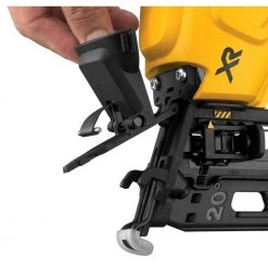 DEWALT 20-Volt MAX XR Lithium-Ion Cordless 16-Gauge Angled Finish Nailer (Tool-Only) -DEWALT Shop dewalt finishing nailers dcn660b 66 1000