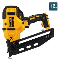 DEWALT 20-Volt MAX XR Lithium-Ion Cordless 16-Gauge Angled Finish Nailer (Tool-Only) -DEWALT Shop dewalt finishing nailers dcn660b 77 1000