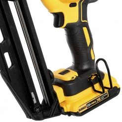 DEWALT 20-Volt Max 16-Gauge Cordless Angled Finish Nailer Kit -DEWALT Shop dewalt finishing nailers dcn660d1 1d 1000