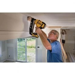 DEWALT 20-Volt Max 16-Gauge Cordless Angled Finish Nailer Kit -DEWALT Shop dewalt finishing nailers dcn660d1 fa 1000