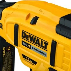 DEWALT 20-Volt MAX Lithium-Ion Cordless XR 16-Gauge Finish Nailer with 20-Volt Maximum 2.0Ah Compact Lithium-Ion Battery -DEWALT Shop dewalt finishing nailers dcn662bw203 40 1000