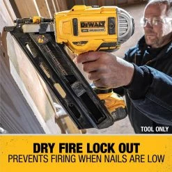 DEWALT 20-Volt MAX XR Lithium-Ion Cordless Brushless 2-Speed 30° Paper Collated Framing Nailer (Tool-Only) -DEWALT Shop dewalt framing nailers dcn692b c3 1000