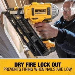 DEWALT 20-Volt MAX Lithium-Ion Cordless Brushless 2-Speed 30° Paper Collated Framing Nailer with 4Ah Battery and Charger -DEWALT Shop dewalt framing nailers dcn692m1 66 1000