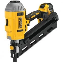 DEWALT 20-Volt MAX Lithium-Ion Cordless Brushless 2-Speed 30° Paper Collated Framing Nailer with 4Ah Battery and Charger -DEWALT Shop dewalt framing nailers dcn692m1 c3 1000