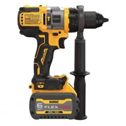 DEWALT 20-Volt MAX Cordless Brushless 1/2 in. Hammer Drill/Driver with FLEXVOLT ADVANTAGE with (1) FLEXVOLT 6.0Ah Battery -DEWALT Shop dewalt hammer drills dcd999t1 77 1000
