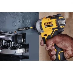 DEWALT ATOMIC 20-Volt MAX Cordless Brushless Compact 1/4 in. Impact Driver, (2) 20-Volt 1.3Ah Batteries, Charger & Bag -DEWALT Shop dewalt impact drivers dcf809c2 1f 1000