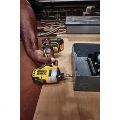 DEWALT ATOMIC 20-Volt MAX Cordless Brushless Compact 1/4 in. Impact Driver, (2) 20-Volt 1.3Ah Batteries, Charger & Bag -DEWALT Shop dewalt impact drivers dcf809c2 fa 1000