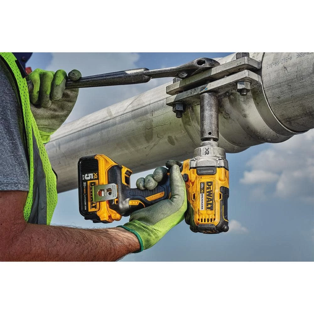 DEWALT 20-Volt MAX XR Cordless Brushless 1/2 in. Mid-Range Impact Wrench with Detent Pin Anvil (Tool-Only) 8 DEWALT 20-Volt MAX XR Cordless Brushless 1/2 in. Mid-Range Impact Wrench with Detent Pin Anvil (Tool-Only) - Image 8