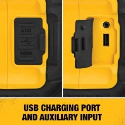 DEWALT 20-Volt MAX Bluetooth Speaker with20-Volt MAX XR Premium Lithium-Ion 6.0 Ah and 4.0 Ah Starter Kit -DEWALT Shop dewalt jobsite audio dcb246ckwdcr010 76 1000