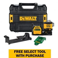 DEWALT 20-Volt/12-Volt Cross-Line Laser Level (Tool-Only) -DEWALT Shop dewalt laser level dcle34030gb fa 1000