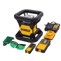 DEWALT 20-Volt MAX Lithium-Ion 250 ft. Gree Self-Leveling Rotary Laser Level with Battery 2Ah, Charger, & TSTAK Case -DEWALT Shop dewalt laser level dw079lg 77 1000