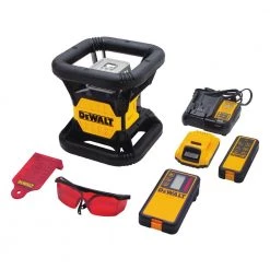 DEWALT 20V MAX Lithium-Ion 200 ft. Red Self Leveling Rotary Laser Level Kit and Construction Tripod 22 DEWALT 20V MAX Lithium-Ion 200 ft. Red Self Leveling Rotary Laser Level Kit and Construction Tripod -DEWALT Shop dewalt laser level dw079lrcs c3 1000
