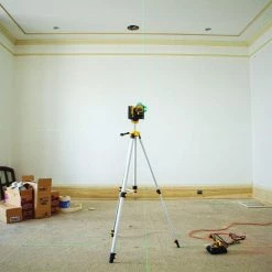 DEWALT 12-Volt MAX Lithium-Ion 100 ft. Green Self-Leveling 3-Beam 360 Degree Laser Level with 2.0Ah Battery, Charger & Case -DEWALT Shop dewalt laser level dw089lg 76 1000