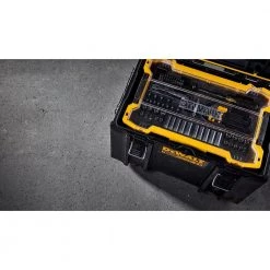 DEWALT 1/4 in. and 3/8 in. Drive Mechanics Tool Set with Toughsystem Trays (131-Piece) -DEWALT Shop dewalt mechanics tool sets dwmt45402 44 1000