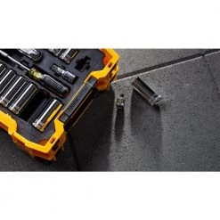 DEWALT 3/8 in. and 1/2 in. Drive Mechanics Tool Set with Toughsystem Trays (85-Piece) -DEWALT Shop dewalt mechanics tool sets dwmt45403 1f 1000