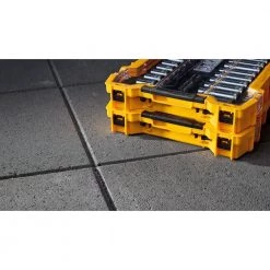 DEWALT 3/8 in. and 1/2 in. Drive Mechanics Tool Set with Toughsystem Trays (85-Piece) -DEWALT Shop dewalt mechanics tool sets dwmt45403 4f 1000