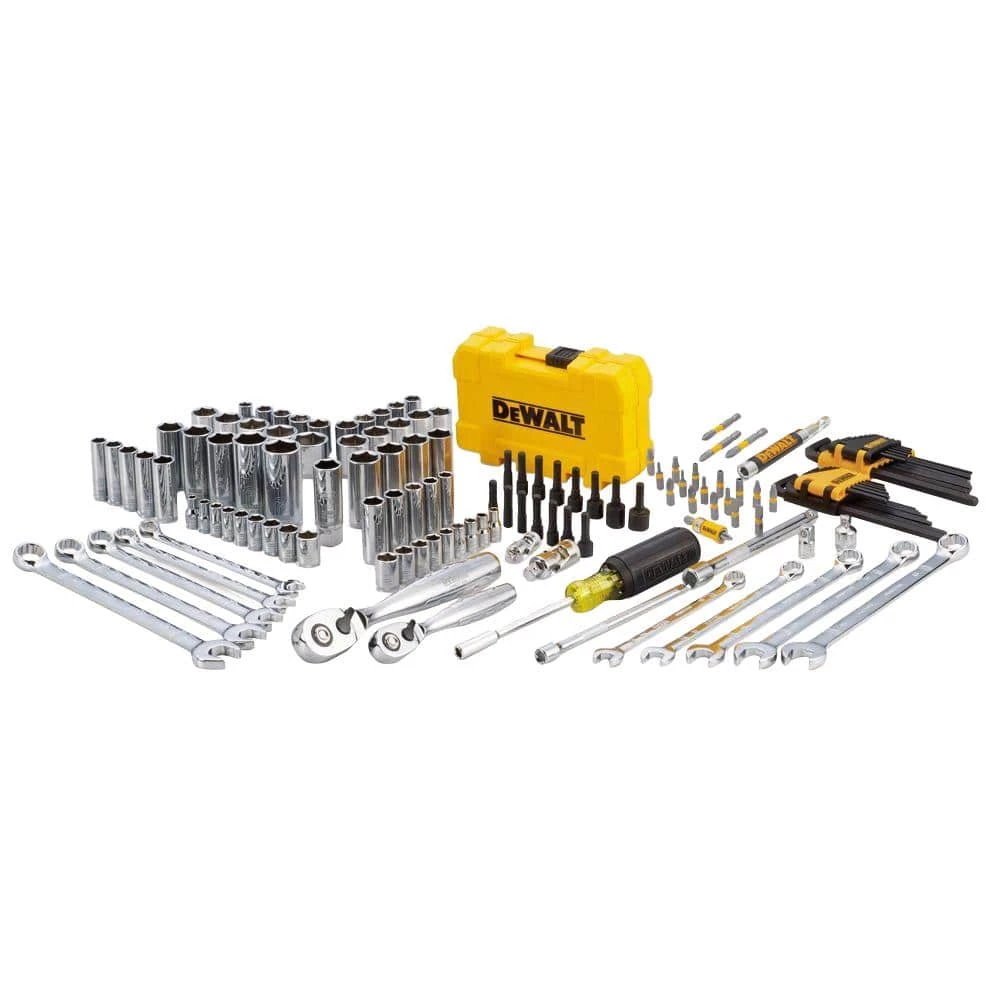 DEWALT 1/4 in. x 3/8 in. Drive Polished Chrome Mechanics Tool Set (142-Piece) 7 DEWALT 1/4 in. x 3/8 in. Drive Polished Chrome Mechanics Tool Set (142-Piece) - Image 7