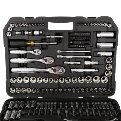 DEWALT 1/4 in., 3/8 in., and 1/2 in. Drive Polished Chrome Mechanics Tool Set (200-Piece) -DEWALT Shop dewalt mechanics tool sets dwmt75000 1d 1000