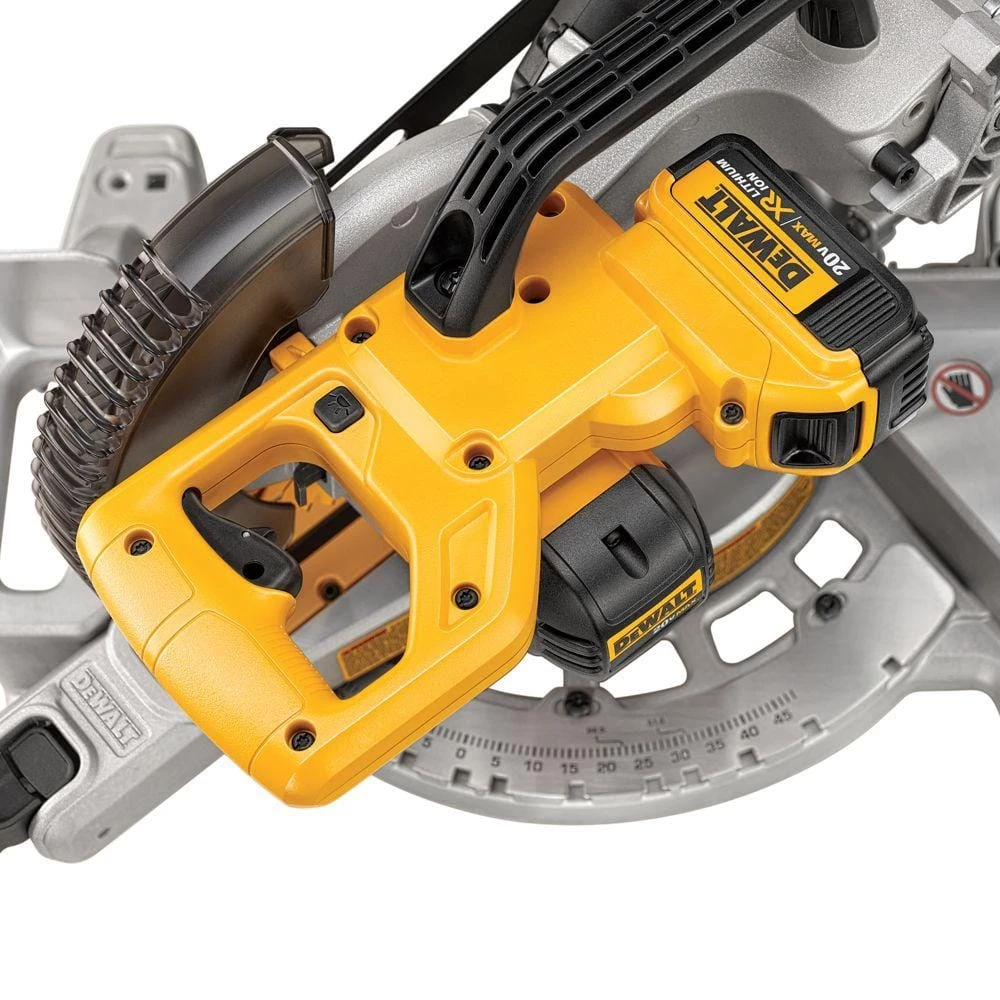 DEWALT 20-Volt MAX Cordless 7-1/4 in. Sliding Miter Saw with (1) 20-Volt Battery 4.0Ah 10 DEWALT 20-Volt MAX Cordless 7-1/4 in. Sliding Miter Saw with (1) 20-Volt Battery 4.0Ah - Image 10