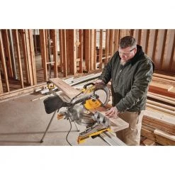 DEWALT 15 Amp Corded 12 in. Single Bevel Compound Miter Saw -DEWALT Shop dewalt miter saws dws715 31 1000