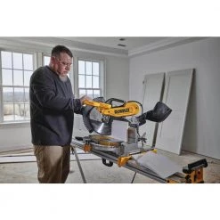 DEWALT 15 Amp Corded 12 in. Compound Double Bevel Miter Saw -DEWALT Shop dewalt miter saws dws716 76 1000