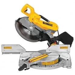 DEWALT 15 Amp Corded 12 in. Double Bevel Compound Miter Saw with Bonus Heavy-Duty Work Stand -DEWALT Shop dewalt miter saws dws716w725b 77 1000